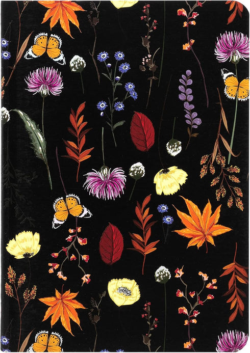 Pukka Pad Bloom B6 Stitched Exercise Books, 3 Pack of Assorted Floral Designs, 6.9" x 4.9"