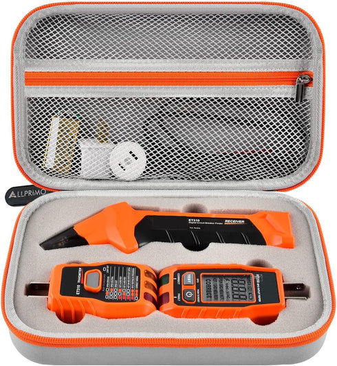 ALLPRIMO Case for Klein Tools ET310 AC Circuit Breaker Finder & 80041 Outlet Repair Tool Kit, Grey