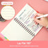 CAGIE 5 Subject Notebooks - College Ruled Spiral Notebook 5x7 with Divider Tabs, 220 Pages, A5 Pink Spiral Notebook for