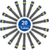 Morepack 240 Pieces Lead Refills with Plastic Box, 0.7 mm HB, Break Resistant Mechanical Pencil Refills