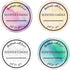 Mobiusea Creation Candle Label Roll, 2 Inch Waterproof Labels for Candle Making Supplies, Tins, Jars