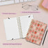 Strawberry Journal, Aesthetic Spiral Notebook for Women, Cute Composition Notebook, 5.5x8.3 Hardcover Office Supplies