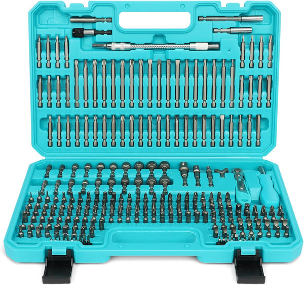 Amartisan 258-Piece Ultimate Screwdriver Bit Set,Chrome Vanadium Steel Driver Bit Set, Security