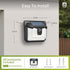 120 Lights,3 Philips Solar Lights Motion Sensor Outdoor, LEDs Solar Powered Security Lighting Modes, Waterproof Wall