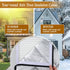 HFYZZ 27" 56" Attic Door Insulation Cover, Energy Saving Attic Stairs Ceiling Shutter Cover with Hook and Loop Strips