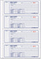 Rediform 8L808R Money Receipt Book 2 3/4 x 7 Carbonless Triplicate 100 Sets