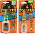 Gorilla Super Glue Gel 15g and Super Glue Brush & Nozzle 10g Combo