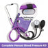10"-16", LotFancy Aneroid Sphygmomanometer with Stethoscope Kit, Professional BP Cuff Adult Adult Professional Manual