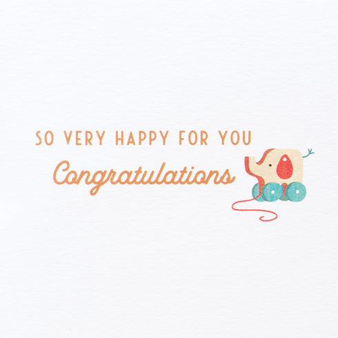 Papyrus Baby Congratulations Card (So Very Happy For You)