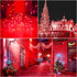 YAOZHOU Red Solar Christmas String Lights, Outdoor Waterproof, 100 LED (2 Pack), 8 Modes Fairy Lights