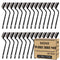 30 Pieces Mini Wire Brush, Stainless Steel Brush, Curved Handle Masonry Scratch Brush for Cleaning Welding Slag and Rust