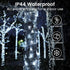 4 Pack 66FT 200 8 String Lights Battery Operated with Timer, LED Waterproof Battery Twinkle Lights, Modes Fairy Light