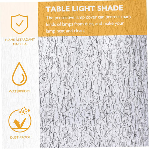 jojofuny Replacement Drum Lamp Shade Base for Table and Floor Lamps Sturdy and Cloth Design Elegant Household Lighting
