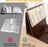 Adnkwolivt Book Reading Nook Valet with Cup Holder - Wooden Triangle Nightstand Book Stand Holder for Page Rest