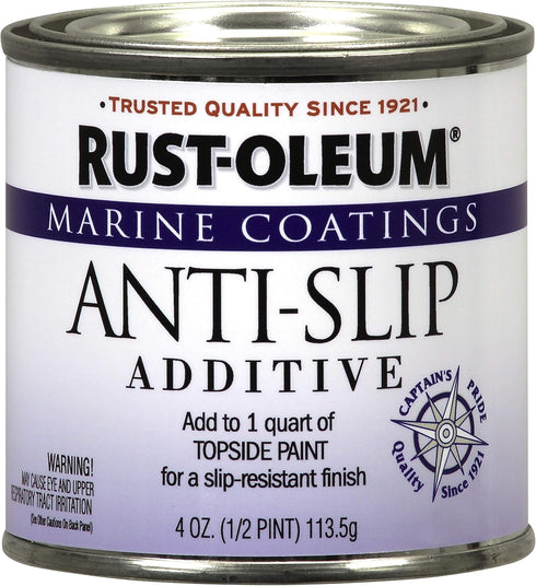 Rust-Oleum 207009 Marine Anti-Slip Additive 1/2-Pint, 4 Ounce, Clear