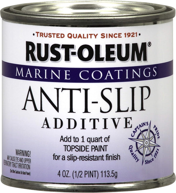 Rust-Oleum 207009 Marine Anti-Slip Additive 1/2-Pint, 4 Ounce, Clear
