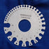 Metal Sheet Thickness Gauge & Dual-Sided Round Metal Sheet Gauge, Stainless Steel Wire Thickness Measurement Tool