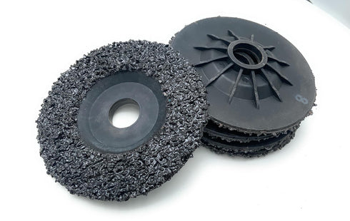 SIGNI 5 Pack SiC Plastic Back Grinding Wheel for Granite/Marble/Concrete and Glasses, 4.5 INCH, 8 GRIT
