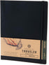 Pentalic 8" x 10" Pocket Sketchbook, 160 Pages, Black for Travel Journaling