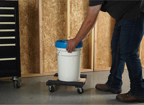 16in.L 16in.W, 1000-Lb. Ironton Carpeted Hardwood Carpeted Mover's Dolly, x Capacity
