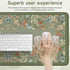 iCasso Desk Mat for Keyboard and Mouse,Large Keyboard Mat Non-Slip,Cute Desk Pad with Stitched Edges,Floral Mousepad