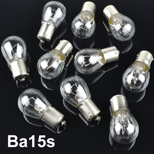 Diximus Pack of 10 Bulbs 1141 S8 - Low Voltage Landscape Light Bulbs 12V 18W