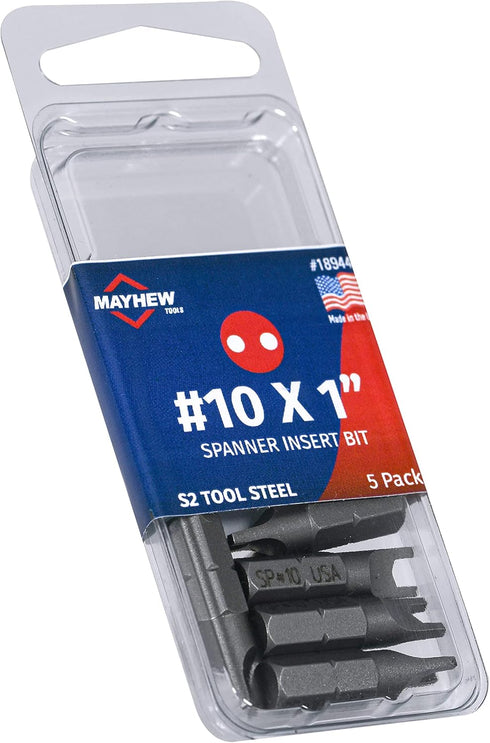 Mayhew Tools 19613-4 Square Recess Power Bit, NO. 3 x 2.75", 4-Pack