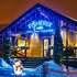 2 Pack 16 288 JMEXSUSS Solar Meteor Shower Lights, Blue Meteor Cascading Rain Lights, Waterproof for Tree/Garden Party