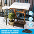 Furniture Levelers, 32 Piece Jar, 2“ Rubber Shims for Leveling, Non-Slip Shims for Home Improvement