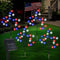Lewondr 4th of July Decorations Solar Garden Lights, Outdoor Red Blue White