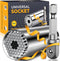Universal Socket Tools Gifts for Men, Cool Gadgets, Stocking Stuffers for Dad, Husband, Mechanic Tools
