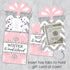Set 8 Big Dot of Happiness Pink Winter Wonderland - Holiday Snowflake Birthday Party and Baby Shower Money and Gift