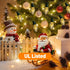 C7 25FT 27 Bulbs Outdoor Christmas Lights, Warm White Vintage String Lights with Clear for Patio, Garden, Eaves