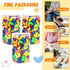 PRALB 1000 Pcs Chisel Shape Pencil Top Eraser Bulk, Toppers for Pencils, Party Favors Games Prizes