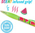 Glitter Gel Smens, Patented Gourmet Scented Colored Glitter Gel Ink Pens, Medium Point, 8 Count