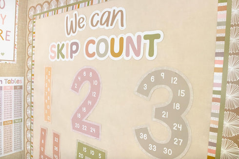 Teacher Created Resources Terrazzo Tones Skip Counting/Multiples Jumbo Numbers Bulletin Board (TCR7203)