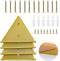 Floating Shelf Bracket 4 Pcs for Small Floating Wood Shelves, 4 x