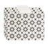 U Brands Moroccan File Folders, Office Supplies, 1/3-Cut Tabs in Assorted Positions, Letter Size, Black and White, 9