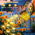 ostritec Mothers Day Gifts, Solar Lanterns Garden Decor Sunflower Lights, Large Hanging Lantern with Shepherd Hook