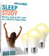 Miracle LED 9W Sleep Study Blue Light Blocking Bulb, Amber Glow, 2-Pack for Unwinding and Relaxation