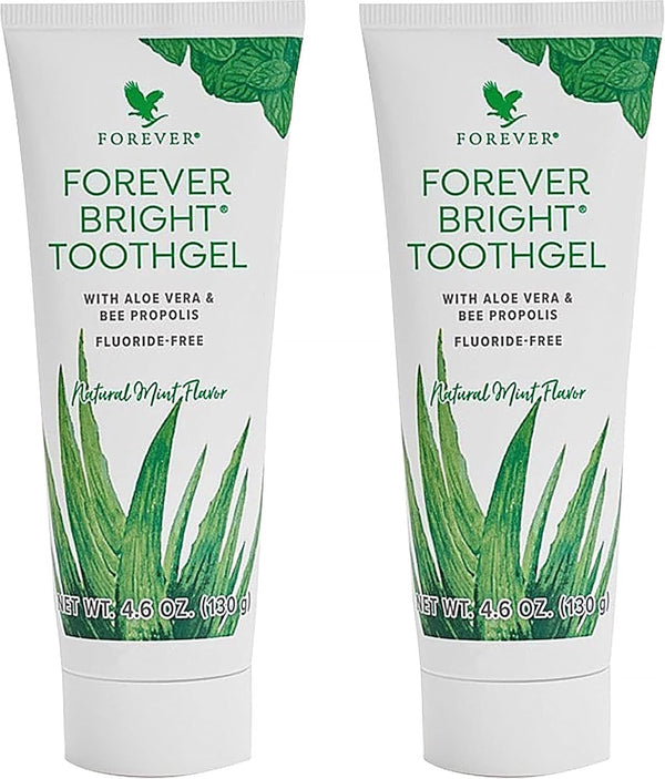 Forever Living - Bright Toothgel, Fluoride-Free Aloe Vera Gel with Bee Propolis,