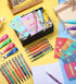 PerKoop 48 Pcs Inspirational Gifts Set, Motivational Notepads, Ballpoint Pens, Keychains, Cute Colorful Journals
