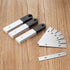200 4" Hicarer Pcs Floor Scrapers Blade Replacements, Angled Demolition Scraper Blades Replacement Carbon Steel