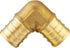 EFIELD Pex 3/4 Inch Elbow Brass Barb Crimp Fittings, Pack of 8 for Pex Tubing Connection