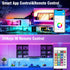 100ft VOLIVO Led Strip Lights for Bedroom, Color Changing Led Light Strips Kit with Bluetooth App Control and IR