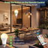 Bulbs 2600mAh Bulb 3 Dimmable (E26, Hook),1 Pack Kimjo Rechargeable Light with Remote, Keep Lighting During Power