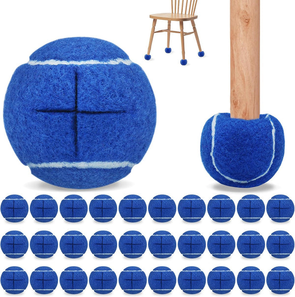 Magicorange 40 Pack Precut Tennis Balls Bulk for Chairs,2.5inch Tennis Ball Chair