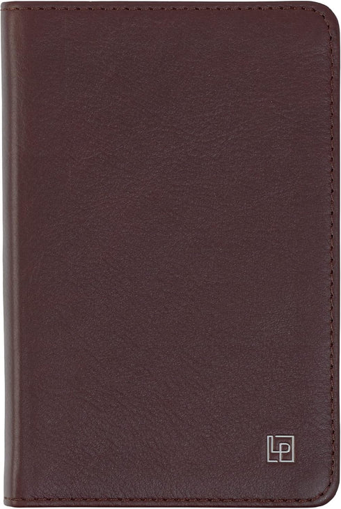 Classic Leather Notebook Journal, Heritage Collection, Softcover, Cacao Brown, Pocket (3.8" x 5.7"), 186 Ruled Pages,