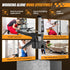 Labor Saving Handle 12 In Lever Arm Lifter, Multi-Function Height Adjustment for Drywall, Weight 490lb