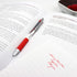 Zebra Pen Z-Grip Flight Retractable Ballpoint Pen, Bold Point 1.2mm, Red Ink, 12-Count
